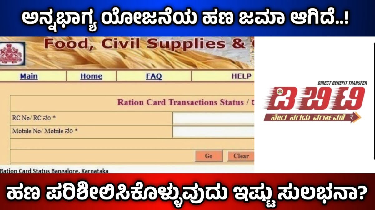 Annabhagya Scheme Amount Status